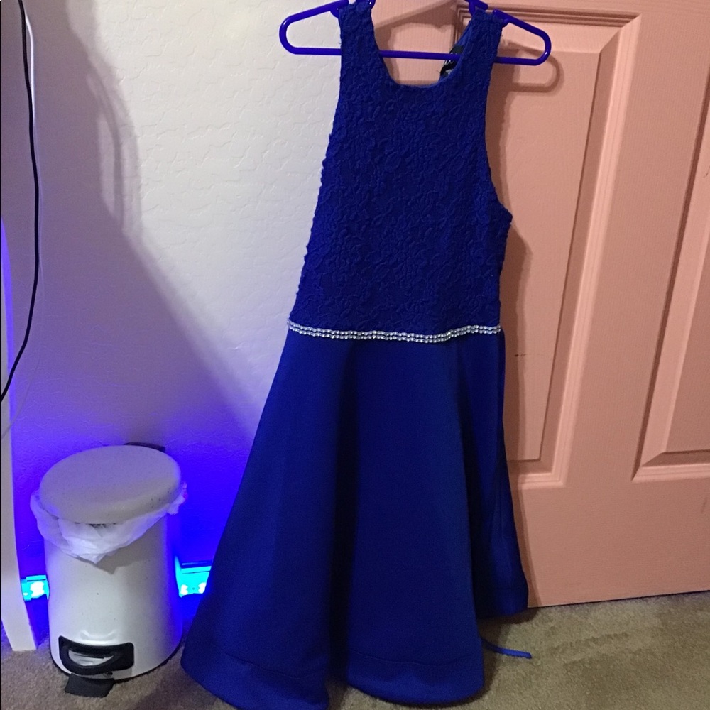 Royal blue formal dress